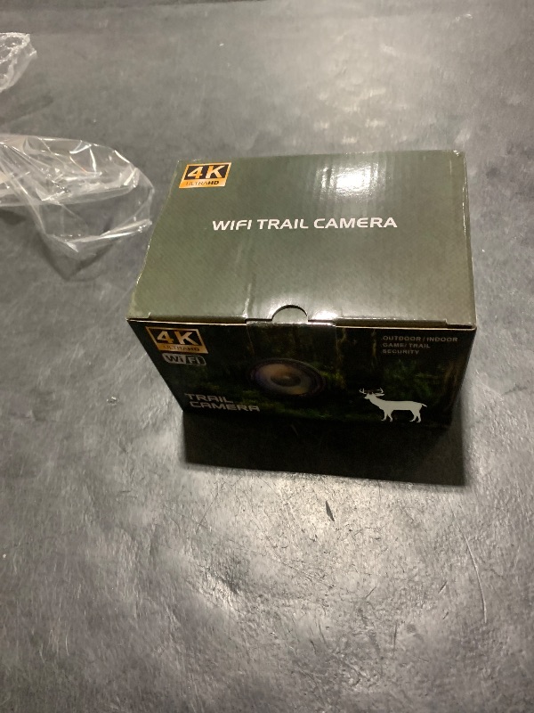 Photo 1 of Dargahou 4K 48MP Trail Camera WiFi Game Camera with Low Glow Night Vision Motion Activated, Cell Phone App 130° 0.05s Trigger Speed for Outdoor Wildlife Deer,Green