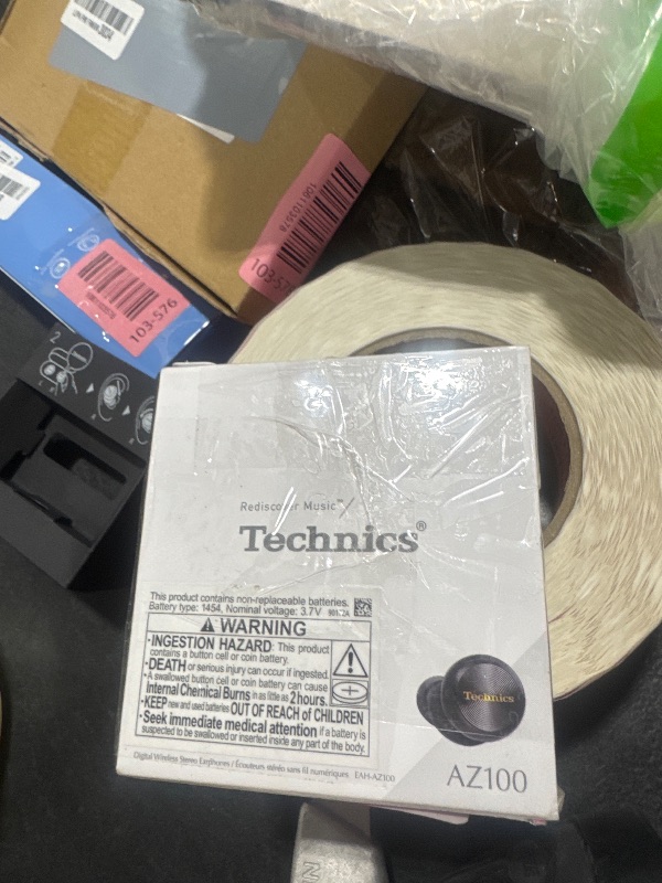 Photo 1 of Technics Reference Class Hi-Fi Wireless Earbuds, Dolby Atmos, Head Tracking, Adaptive Noise Cancelling, 3 Device Multipoint, 10-hr Battery, Wireless Charging, in Ear Headphones - EAH-AZ100-K (Black)