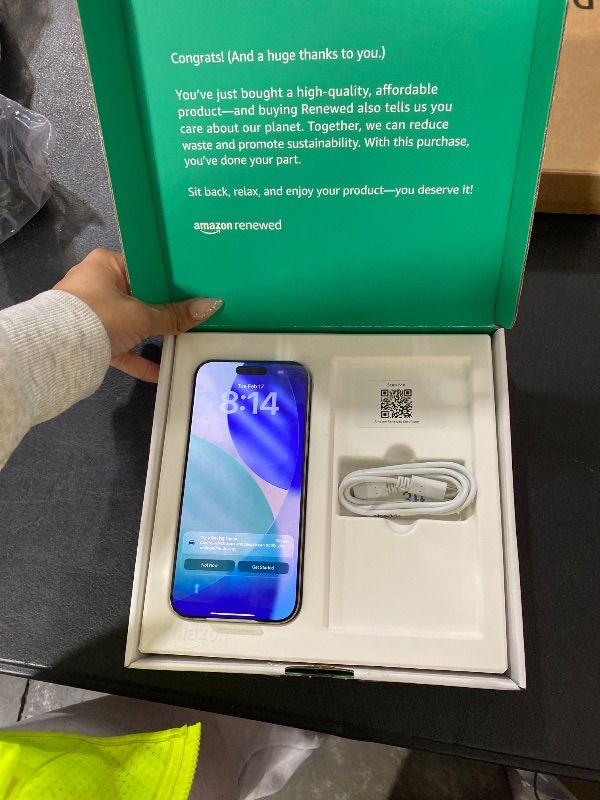 Photo 1 of Apple iPhone (Renewed Premium) 16 Pro Max, US Version, 256GB, Natural Titanium - Unlocked