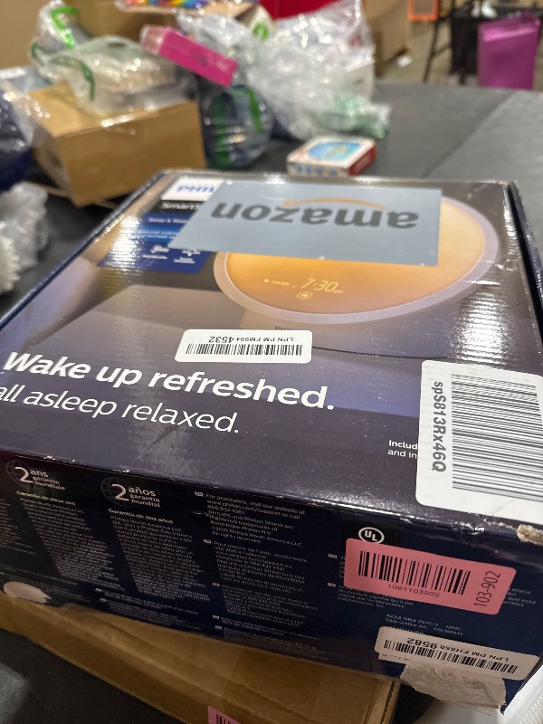 Photo 1 of Philips SmartSleep Sleep and Wake-Up Light, Simulated Sunrise and Sunset, Multiple Lights and Sounds, RelaxBreathe to Sleep, HF3650/60