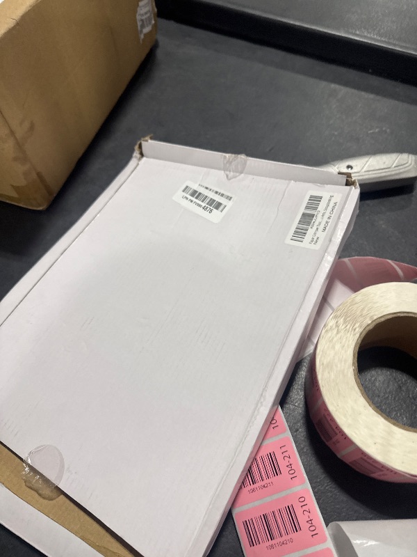 Photo 1 of Paper Crimper Tool, 9" Pinking Shears, 100 Sheets Glossy Thin Inkjet Paper 8.5 x 11 Inches with Double Sided Tape for Chip Bags Crafting for Inkjet Printer, DIY Crafts Arts, Scrapbooking