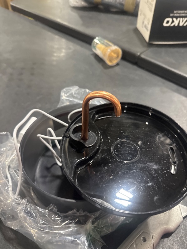 Photo 1 of Cat Water Fountain, 71oz/2.1L Cat Fountain for Drinking with Copper Faucet, MISFANS-Designed Pump & Filter, Plastic Automatic Pet Water Fountain Bowl & Dispenser with 1-Pack Replaceable Filters