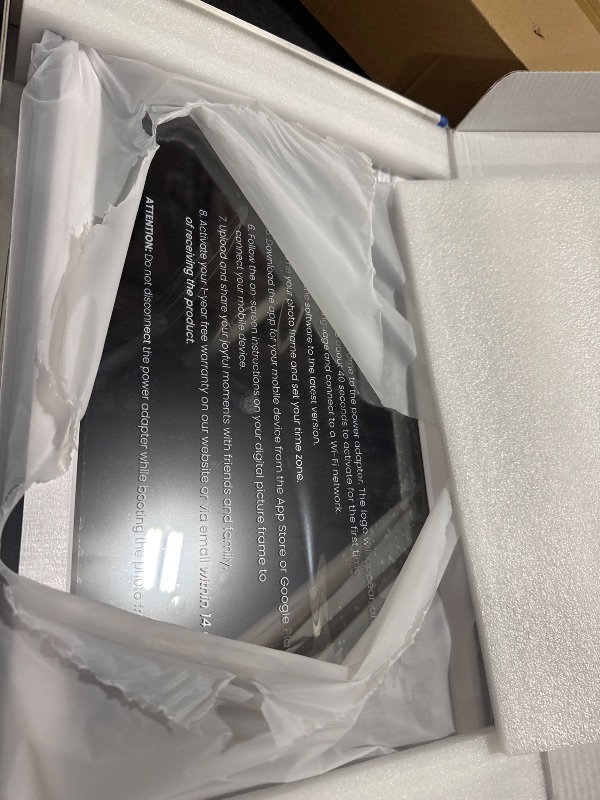 Photo 1 of Euphro 15.6'' Digital Picture Frame with 1920x1080 IPS Touch Screen, Smart Digital Photo Frame with 32GB Storage, Easy Setup to Share Photos/Videos via Free App