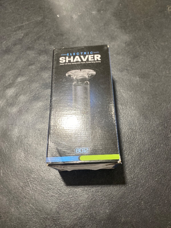Photo 1 of Electric Razor for Men, Men's Electric Shaver, 3-Blade Rotary Shaving System, Touch Switch, Type-C Fast Charging, LED Display, Travel Lock, 90+ Minutes Run Time