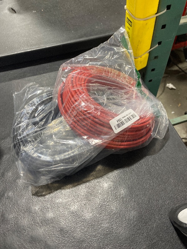 Photo 1 of Hiutgowt 2x100FT Solar Panel Wire, Solar Cable, Solar Wire 10AWG, Solar Extension Cable, 10 Gauge Tinned Cooper PV Wire for MPPT Controller Home Roofs Boat Marine Automotive RV Camping Solar Panels