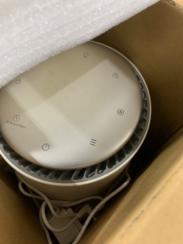 Photo 1 of Provirtec MistFree Evaporative Humidifier for Bedroom, 3L No White Dust for Sensitive Individuals, Auto Humidity Control, Works with Tap Water, Night Light, Easy Clean Tank for Home & Small Room