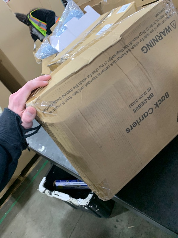 Photo 1 of besrey Baby Backpack Carrier, Toddler Hiking Backpack with Safety 3-Height Seat, Adjustable Straps&Waist Belt, Foldable Frame Lightweight Large Capacity Child Carrier for Hiking (Black)