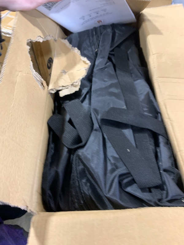 Photo 1 of besrey Baby Backpack Carrier, Toddler Hiking Backpack with Safety 3-Height Seat, Adjustable Straps&Waist Belt, Foldable Frame Lightweight Large Capacity Child Carrier for Hiking (Black)