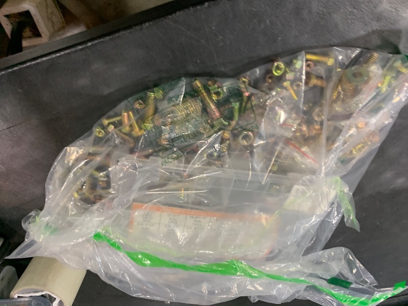 Photo 1 of 620PCS SAE Grade 8 Nuts and Bolts Assortment Kit, Histely 1/4-20, 5/16-18, 3/8-16 1/2-13 Heavy Duty Hex Screws Nuts Washers Set, Yellow Zinc Plated, 18 Sizes Hardware Included for DIY Projects