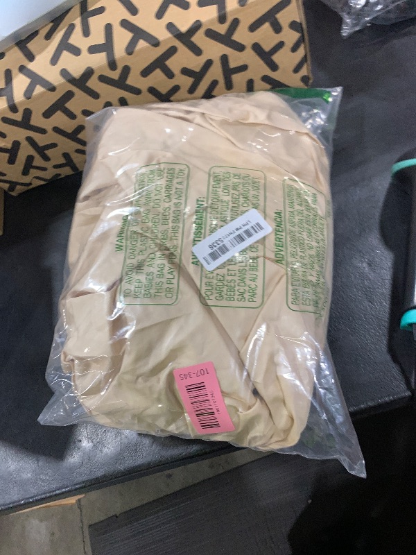 Photo 1 of 100% Egyptian Cotton Fitted Sheet Queen Size, 600 Thread Count, Single Fitted Sheet Only,8”-16" Deep Pocket Sheet, Soft & Elastic Sateen Weave Bottom Sheet for Home(Beige, Queen)