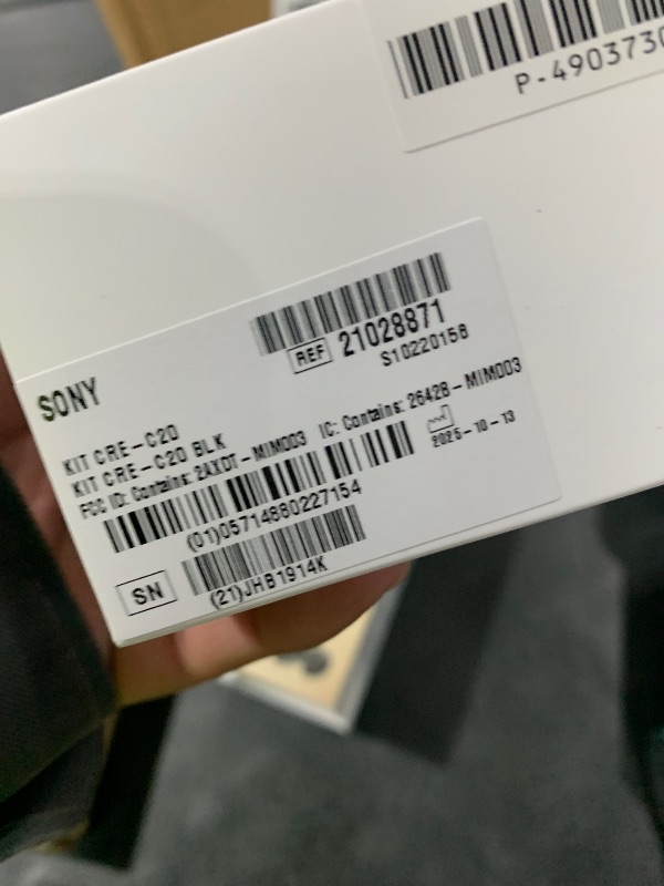 Photo 1 of Sony CRE-C20 Self-Fitting OTC Hearing Aids for Mild to Moderate Hearing Loss, Prescription-Grade Sound Quality, Compact Virtually Invisible Design, Customizable App, and Rechargeable Battery