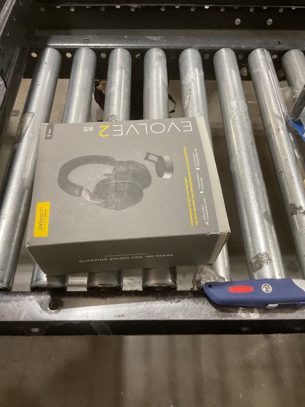 Photo 1 of Jabra Evolve2 85 Wireless PC Headset – Noise Cancelling UC Certified Stereo Headphones with Long-Lasting Battery –USB-C Dongle, Charging Stand – Black