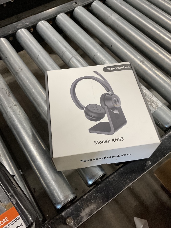 Photo 1 of (Upgraded Version) Wireless Headset, Bluetooth Headset with Noise Cancelling Microphone, Best Headphones with Mic Mute & USB Dongle for PC/Computer/Laptop/Cell Phones/Remote Work/Call Center