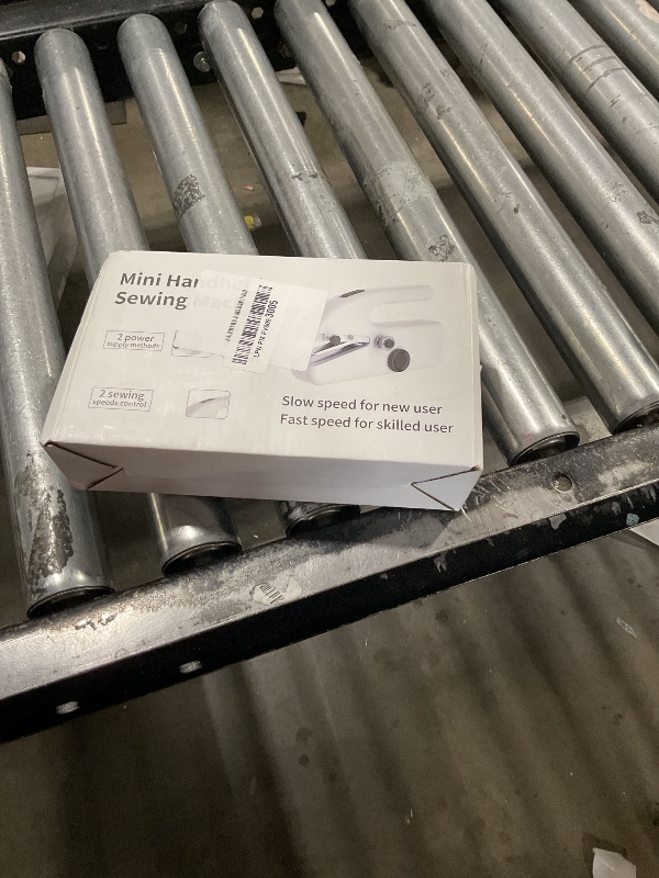 Photo 1 of Portable Mini Handheld Sewing Machine - Dual-Speed Electric hand held Sewing for Beginners & Adults,Suitable for Travel,Clothes, Fabrics and Quick Home Repairs, Complete Accessories Kit