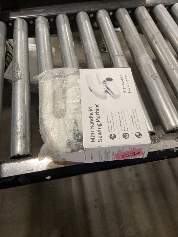 Photo 1 of Portable Mini Handheld Sewing Machine - Dual-Speed Electric hand held Sewing for Beginners & Adults,Suitable for Travel,Clothes, Fabrics and Quick Home Repairs, Complete Accessories Kit