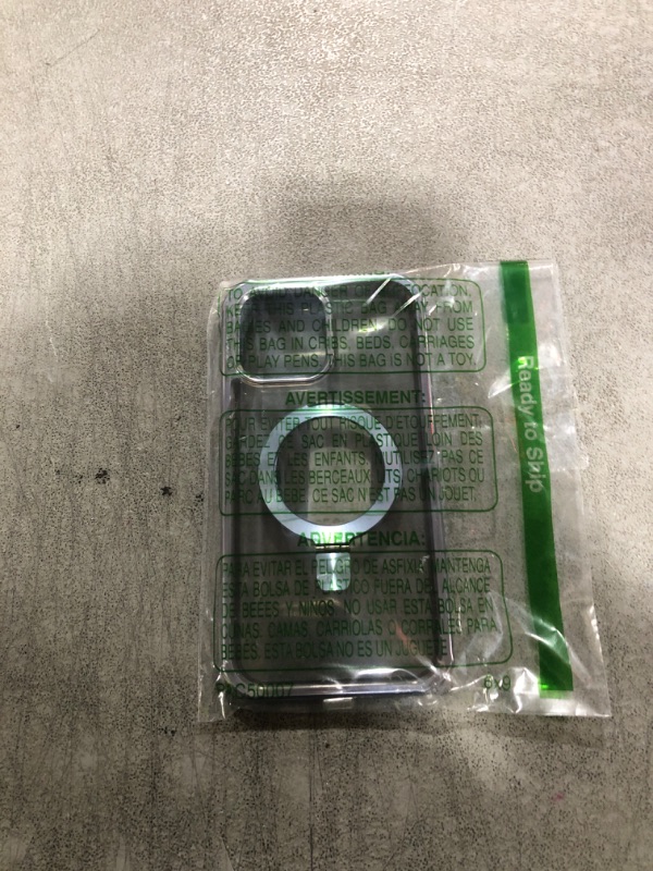 Photo 1 of [CD Metal Ring Stand + Built-in Privacy Screen Protector] Magnetic Case for iPhone 13 Pro Max 6.7" [Soft Bumper Full Signal] [Compatible with MagSafe] Full Body Shockproof Clear Case, Sierra Blue