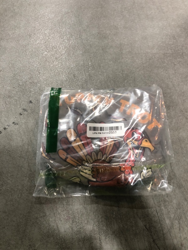 Photo 1 of ****STOCK PHOTO SIMILAR TO ITEM****
Turkey Running Trot 2025 Funny Thanksgiving Men Women Kids T-Shirt L