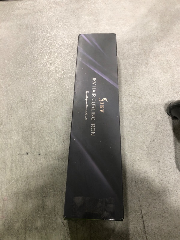 Photo 1 of 1 1/4 Inch Extra Long Barrel Curling Iron, Ceramic Tourmaline Curling Wand Professional Dual Voltage