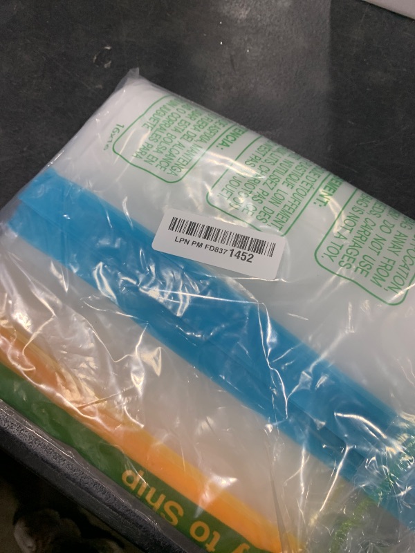 Photo 1 of 10 Pack Dishwasher Safe Reusable Bags, Leakproof Reusable Freezer Bags, BPA Free Food Storage Bags for Lunch Marinate Food Travel - 3 Gallon 3 Snack 4 Sandwich Bags