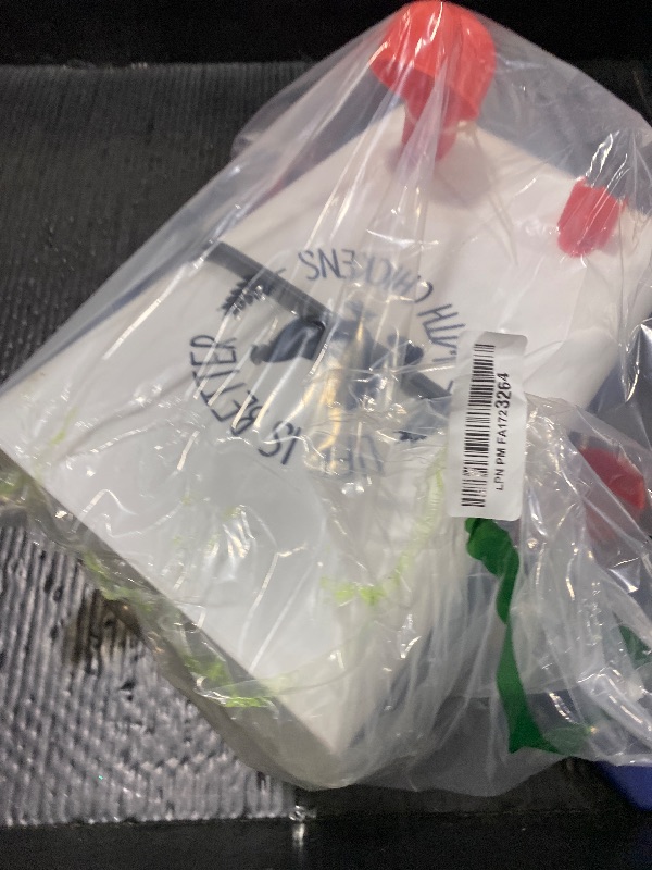 Photo 1 of ?Tgeyd Chicken Feeder and Chicken Waterer Set (3 Gallon/26 Pounds) - Hanging Automatic Chicken Feeder No Waste - Chicken Coop Accessories - Poultry Waterer