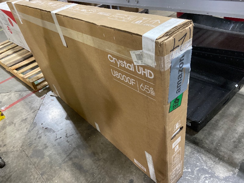 Photo 1 of Samsung 65-Inch Class Crystal UHD U8000F 4K Smart TV (2025 Model) Endless Free Content, Crystal Processor 4K, MetalStream Design, Knox Security, Alexa Built-in