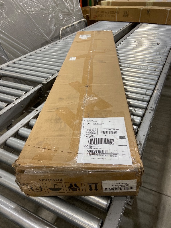 Photo 3 of Tribesigns 63 Inches Farmhouse Console Table with Storage, Couch Table Behind Sofa, Long Entryway Sofa Station, Narrow Console Stand, Hallway Stand for Entryway Living Room, Brown