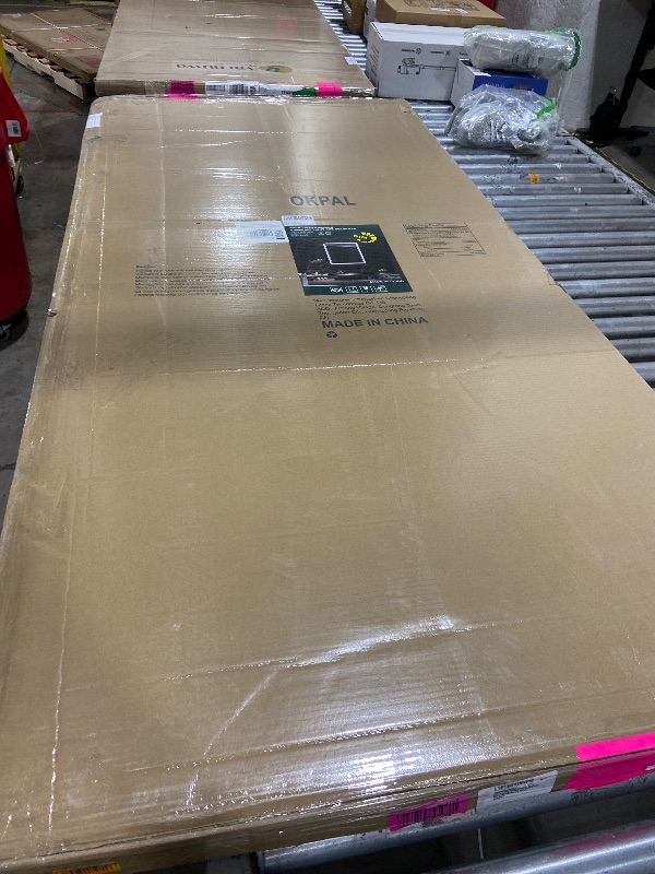 Photo 1 of OKPAL 77x36 Lighted Bathroom Mirror, Anti-Fog LED Bathroom Mirror, Bathroom Mirror with Lights, Dimmable Lighted Vanity Mirror, Shatterproof, ETL Listed, Horizontal/Vertical