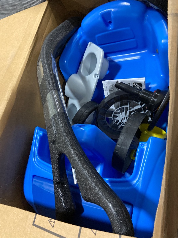 Photo 1 of **INCOMPLETE** Step2 Whisper Ride II Buggy Kids Push Car, Ride On Toy, Stroller Substitute, Includes Seat Belt & Horn, Made of Durable Plastic, Max Weight 50 lbs., For Toddlers 1.5-4 Years Old, Blue