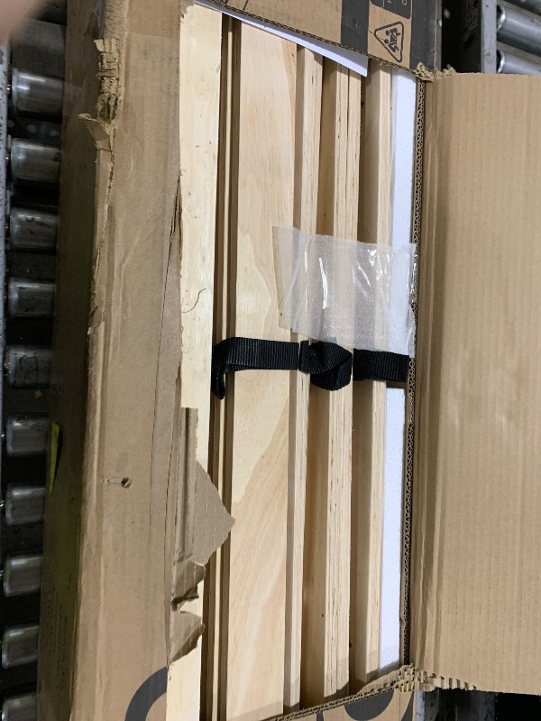 Photo 1 of *SEE CLERK NOTES* COLAMY 12 Inch Queen Size Platform Bed Frame?Sturdy Wood Bed Frame with Wood Slat Support, No Box Spring Needed, Easy Assembly(Rustic Pine)