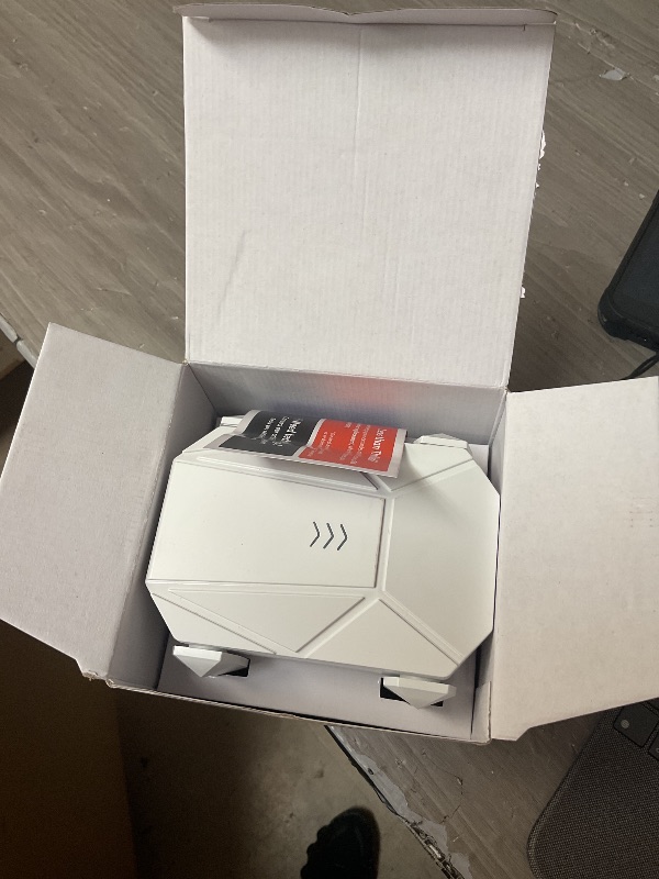 Photo 1 of 2025 AX1800 WiFi 6 Extender Signal Booster - Dual Band 2.4G/600Mbps & 5.8G/1200Mbps, WiFi Extender with Gigabit Port, 802.11AX Tech, 12999 Sq.Ft Long Range WiFi Repeater, Connects 100+ Devices