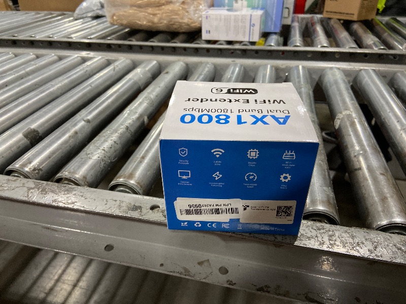 Photo 1 of 2025 AX1800 WiFi 6 Extender Signal Booster - Dual Band 2.4G/600Mbps & 5.8G/1200Mbps, WiFi Extender with Gigabit Port, 802.11AX Tech, 12999 Sq.Ft Long Range WiFi Repeater, Connects 100+ Devices