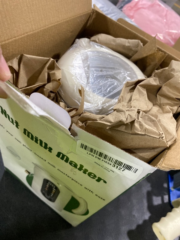 Photo 1 of BHG 45oz Nut Milk Maker, Automatic Soy Milk Maker Machine with 14-Blade Grinder, 11 Functions & LED Touch Screen, Plant-Based Milk Machine for Almond,Oat & Soy, 18H Timer, Keep Warm & Self-Cleaning