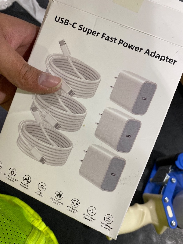 Photo 1 of ?Apple MFi Certified?iPhone Charger Fast Charging,3Pack Apple Charger Adapter Super Fast Charger iPhone 6FT USB C to Lightning Cable Cord for iPhone 14 Pro Max/14 Plus/13 MiNi/13/12/11/10/X/SE/AirPods