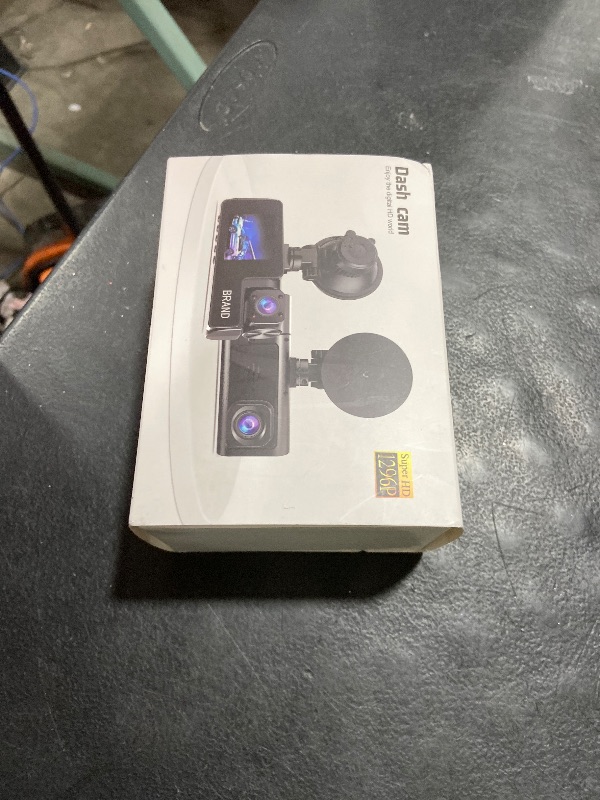 Photo 1 of 1080P Dual Dash Camera for Car Front and Inside Dashcam Car Security Video Recorder,170°Wide Angle Vehicle Cam,WDR,G-Sensor,2’’ IPS Screen,Loop Recording,Night Vision (Dual Dash Cam Without Card)