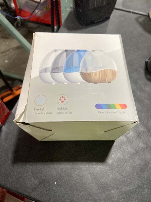 Photo 1 of 1.5L Cool Mist Humidifier for Bedroom with 360° Adjustable Nozzle, Quiet Ultrasonic Air Humidifier For Babies Nursery, Office, Indoor Plants, Auto-Shut Off,Light-Off,High and Low Mist Levels