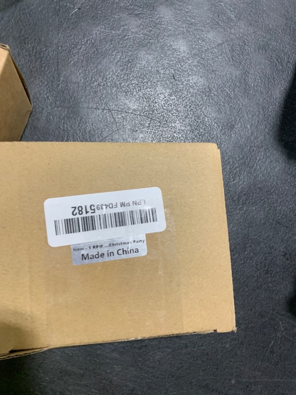 Photo 1 of 1 RPM Slow Speed Disco Ball Motor Heavy Duty Mirror Ball Electric Motor Rotator Supports 4'' - 12'' Balls for Dj Party Light Home Bands, Christmas Party