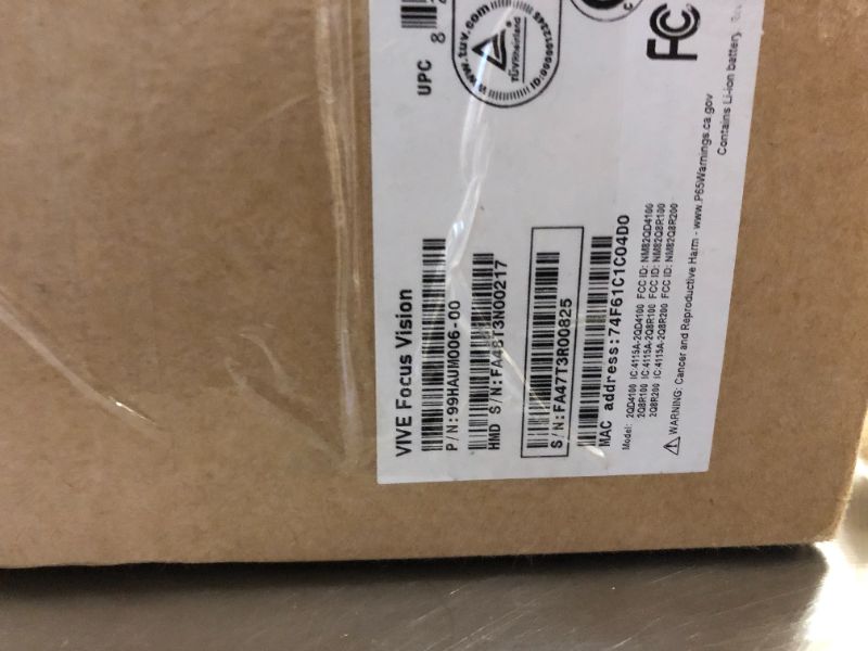 Photo 1 of HTC Vive Focus Vision — Mixed Reality and PC VR Headset + Controllers — Consumer Edition