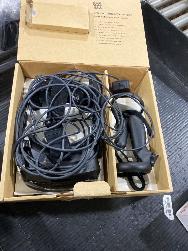 Photo 1 of HTC Vive Focus Vision — Mixed Reality and PC VR Headset + Controllers — Consumer Edition
