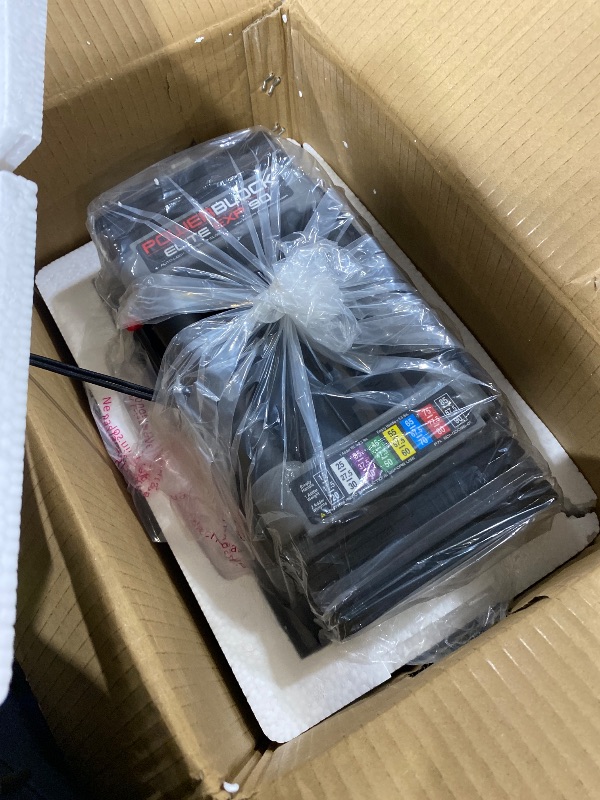 Photo 1 of PowerBlock Elite EXP Adjustable Dumbbells, Sold in Pairs, Stage 1, 5-50 lb. Dumbbells, Durable Steel Build, Innovative Workout Equipment, All-in-One Dumbbells, Expandable with Expansion Kits