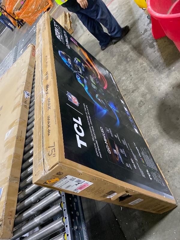 Photo 1 of TCL 75 Inch Class QM6K Series | Mini LED QLED 4K HDR | 75QM6K, 2025 Model | 120HZ-144HZ High Brightness Smart Google TV Dolby Atmos Onkyo Audio | Voice Remote Alexa Gaming Streaming Television