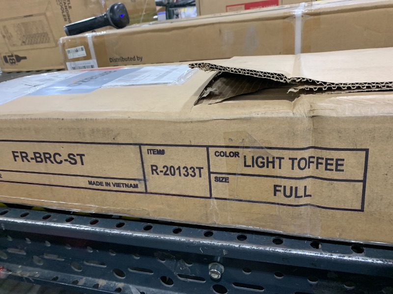 Photo 1 of full bed frame toffee