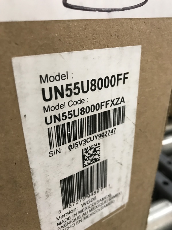 Photo 1 of Samsung 55-Inch Class Crystal UHD U8000F 4K Smart TV (2025 Model) Endless Free Content, Crystal Processor 4K, MetalStream Design, Knox Security, Compatible with Alexa