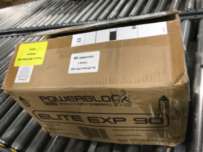 Photo 1 of PowerBlock Elite EXP Adjustable Dumbbells, Sold in Pairs, Stage 1, 5-50 lb. Dumbbells, Durable Steel Build, Innovative Workout Equipment, All-in-One Dumbbells, Expandable with Expansion Kits