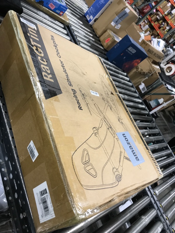 Photo 1 of RACGTING Racing Simulator Cockpit for G920 G29 G923, Foldable Racing Simulator for Thrustmaster T248X T248 T300 T150 458 TX Xbox PS5 PS4 PC (Black)