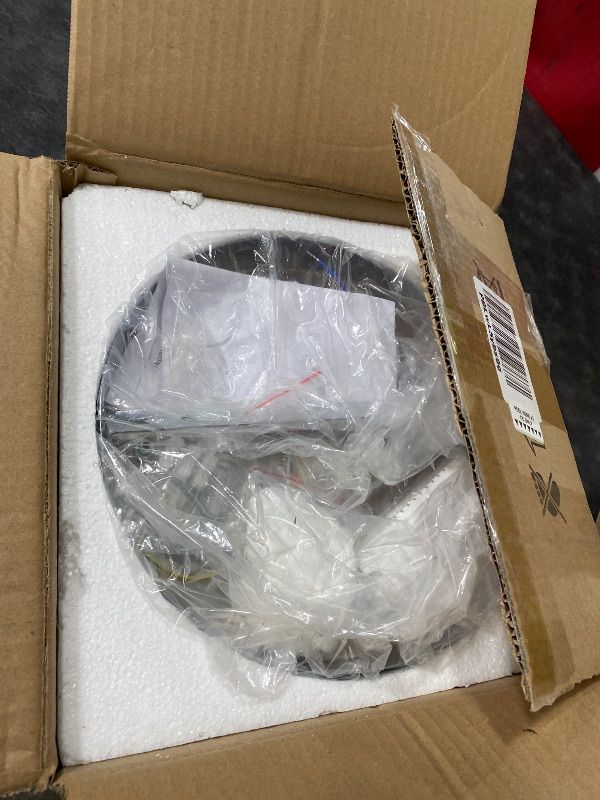 Photo 4 of 30 inch Crystal Silver Ceiling-Light Flush Mount With Remote Control and APP, 3CCT Dimmable & Brightness Adjustable, Modern Crystal Raindrop Chandeliers for Bedroom Hallway Dinning Room Living Room