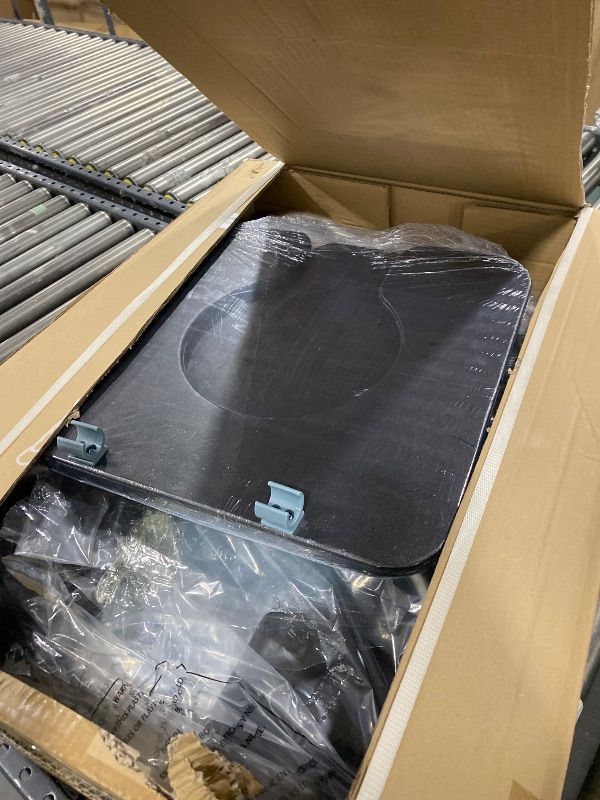 Photo 1 of SAMARKAND 3 in 1 Commode Shower Chair with Wheels + Wheelchair Tray + Footrest – Rolling Shower Chair for Elderly and Disabled - Bedside Commode Toilet - Shower Wheelchair - Toilet Riser with Handles