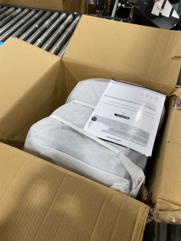 Photo 1 of LOVMOC Cooling Folding Sofa Bed, High-Density Memory Foam Sofa Bed with a Fluffy Pillow, Futon Floor Couch Guest Bed, Single Size, Grey