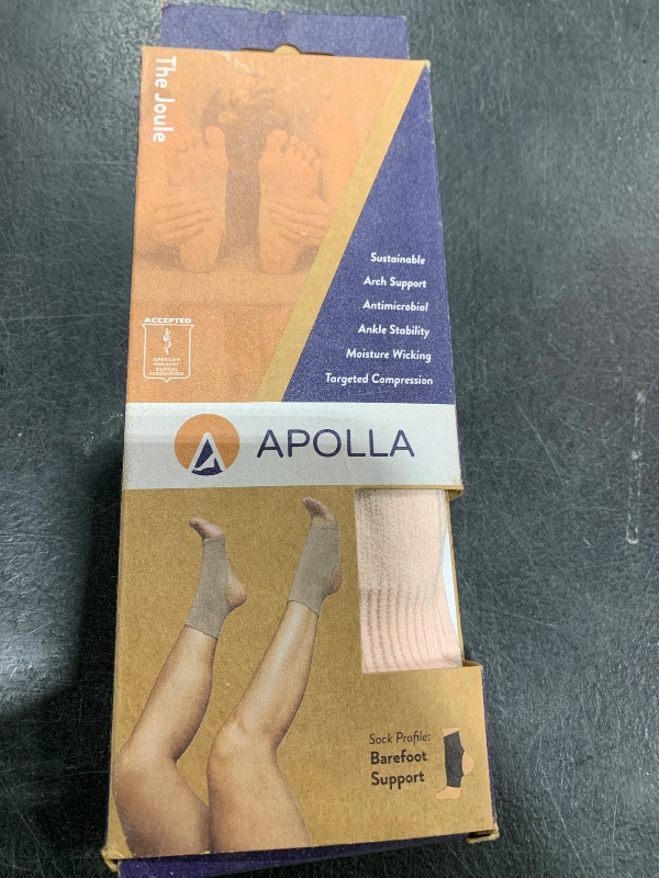 Photo 1 of Apolla The Joule Compression Barefoot Socks for Men and Women, 20-30 mmHg, As Seen on Shark Tank, Arch Support, 1 pair