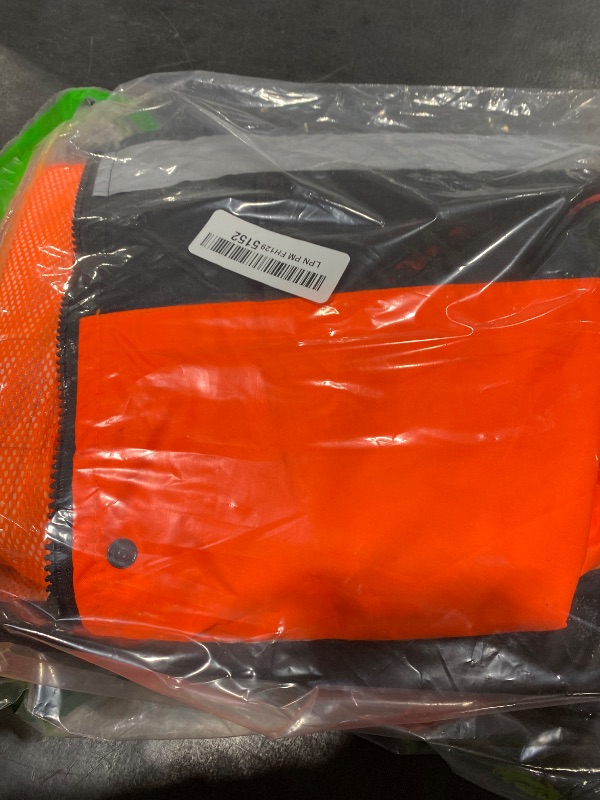 Photo 1 of Hi-Vis 2-in-1 Bomber Jacket, Oxford Polyester, Class 3 Hi-Viz Orange, M