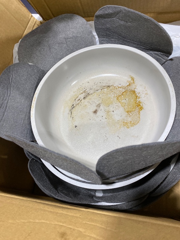 Photo 1 of CAROTE 27pcs Ceramic Cookware Set Nonstick, Pots and Pans Set Non Stick, Non Toxic Cookware Detachable Handles, Dishwasher/Oven Safe, RV/Camping Cookware, Pan and Pot with Kitchen Utensils, Dark Gray